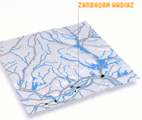 3d view of Wadī az Zanbaqah